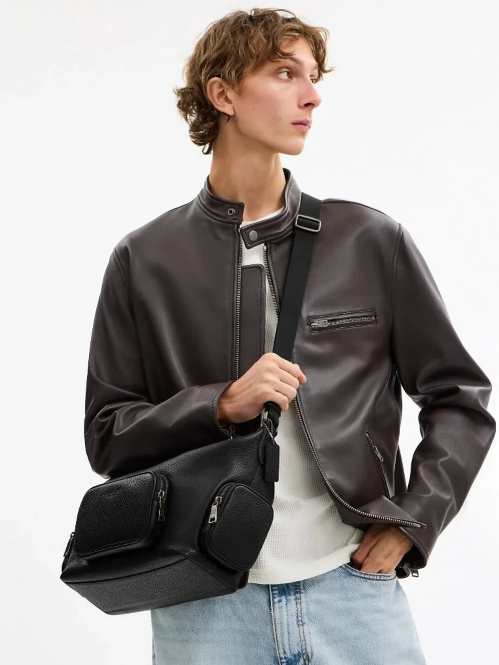 Coach Men's Finn Crossbody Bag With Pockets